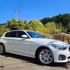 BMW 1シリーズ ホワイト 17インチ　走行距離　68,000kmの画像