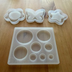 モールド　工作　ハンドメイド　手芸　シェイカー　アクセサリー　型の画像