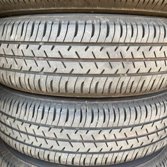 軽自動車155/65/14国産タイヤ2023年ばり溝アルミホイール付きの画像