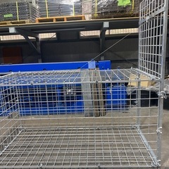 片開き大型箱罠　亜鉛メッキ　害獣対策　檻　新品　はこわな　国産　イノシシ　シカ　クマ　配送可能の画像