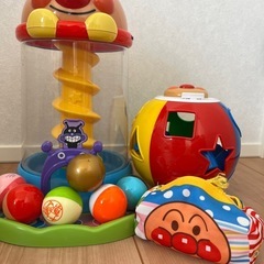 アンパンマンおもちゃ3点セットの画像