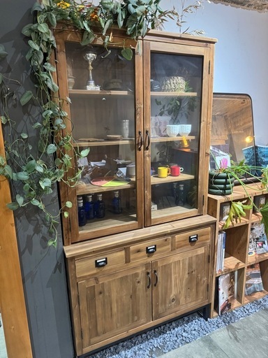 ★まとめ割引有り★クラッシュゲート(関家具)   ガラスチェスト