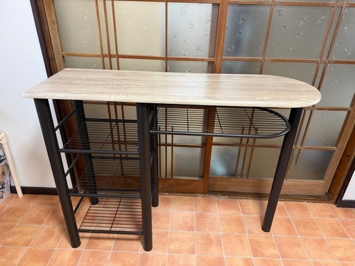 ダイニングテーブルとミニ洗濯機セット