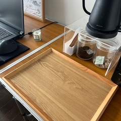 天然木製 カフェトレー お盆の画像