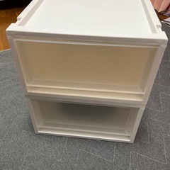 【FITS】収納ケース 2個セット バラ売り可 クローゼット収納の画像