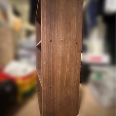 【お取引中】3段カラーボックス ダークブラウンの画像