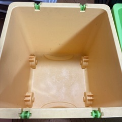 キャスター付き おもちゃ収納ケース 3個 積み重ねできる スマイルの画像