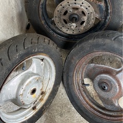 原付ホイールの画像