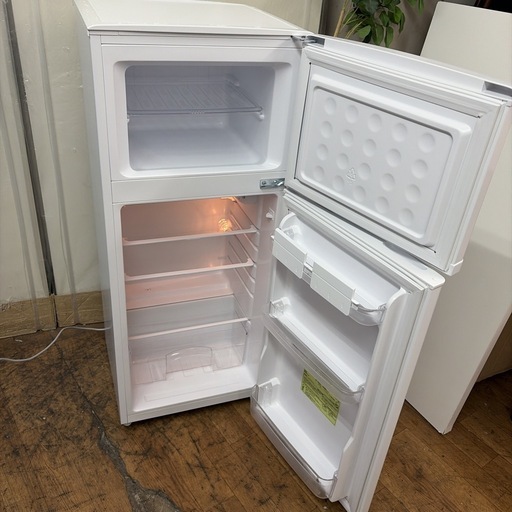 【?買取市場 1年保証】R485 ☀️ 2024年製の高年式！ アイリスオーヤマ 冷蔵庫 (118L / 2ドア) IRSD-12B 
