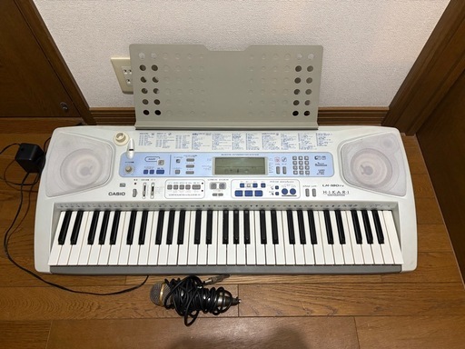 CASIO 電子ピアノ マイク付き