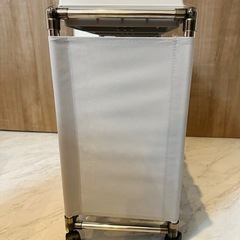 ゴミ箱  3分別 キャスター 便利 大容量 オシャレ グレーの画像