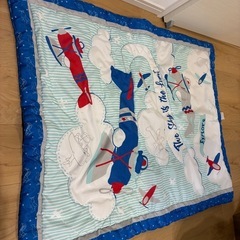 【美品】男の子ベビーキッズ敷布団掛け布団セットの画像