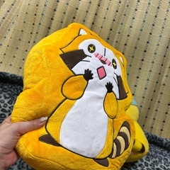 超美品♥️アライグマラスカル、ぬいぐるみ、ティッシュカバー、パペット、クラブカバーの画像