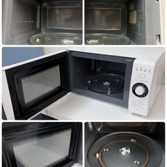 【🐤買取市場 6ヶ月保証】R521☀️ SHARP / シャープ 電子レンジ（18L / 650W / ヘルツフリー）21年製 RE-TM18 ⭐ 動作確認済 ⭐ クリーニング済の画像