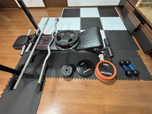 筋トレ（ベンチプレスセット）
値下げしました