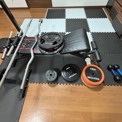 筋トレ（ベンチプレスセット）の画像