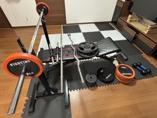 筋トレ（ベンチプレスセット）
値下げしました