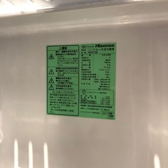 Hisense 154L冷蔵庫　2021年製　HR-D15Eの画像