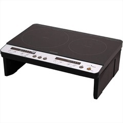 IRIS OHYAMA のIH 2口コンロの画像