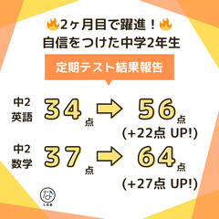 【新中学生・高校生】「できる！」を体感する60分無料体験＆春のお試しプラン受付中【家庭教師 七尾塾】の画像