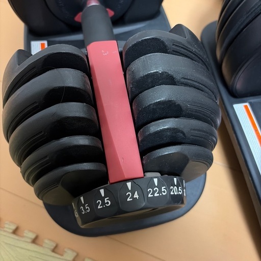 【取引決定しました】可変式ダンベル2.5〜24kg×2
