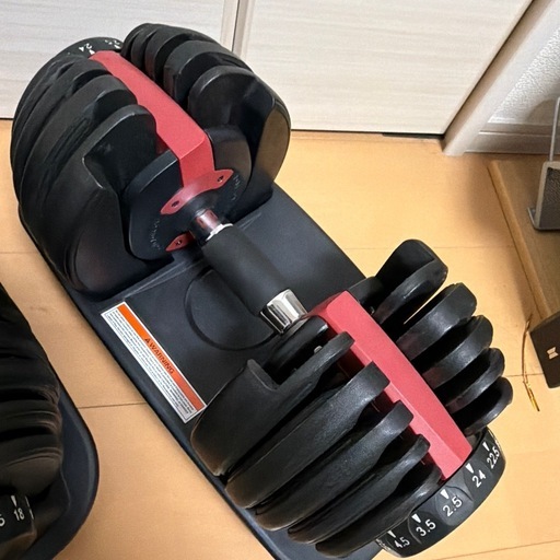 【取引決定しました】可変式ダンベル2.5〜24kg×2