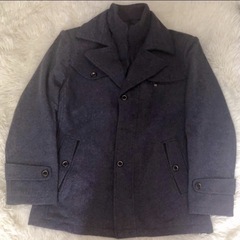 紳士メンズコートビジネススリムカシミヤ混ウール ウール26%の画像