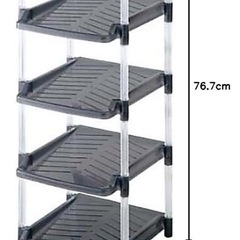 5段シューズラックの画像