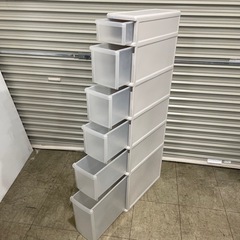 隙間収納棚 キッチン収納 洗面所収納 プラスチック収納棚の画像