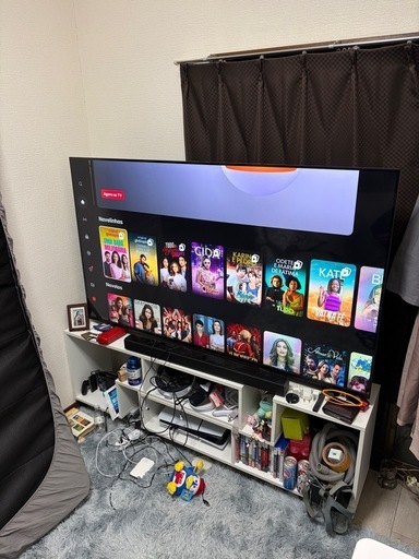 65インチ 4K Google TV FPD リモコン付 動作良好