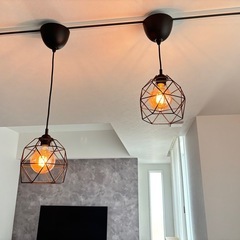 【IKEA ペンダントライト】 電球付2セットの画像