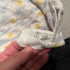 メッシュロンパース70〜80 13点セットおまけの未使用スタイ2つ付きの画像