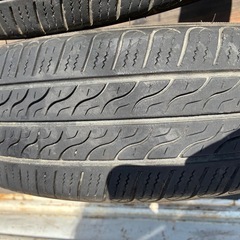 (取引中)中古タイヤ‼️155-65-14‼️２本の画像