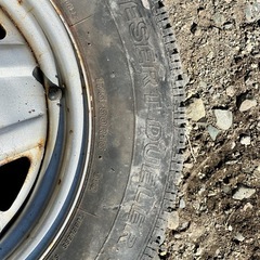 お話中】175/80R16タイヤ&鉄チンホイールセット (はな) 千歳のタイヤ 