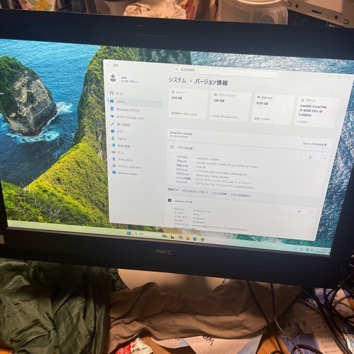 Win11一体型PC【NEC】core i5搭載