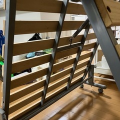 決まりました　ニトリ　折り畳式みすのこベッドの画像