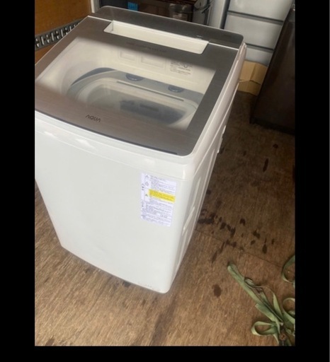 NO B956?福岡市内配送設置無料✨?縦型洗濯乾燥機 ホワイト AQW-TW10N-W [洗濯10.0kg /乾燥5.0kg /ヒー