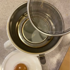 1〜2年使用後、自宅保管。 丈夫なホーロー製でまだまだ使えます😊  ※温度計は紛失のため付属なし（その分お安くしています）  ディノス購入◎ この価格でお探しの方ぜひ♪  直接お渡しのみ 早い者勝ちです✨ の画像
