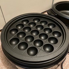 ホットプレートセット（鍋、たこ焼き器、プレート）の画像