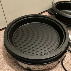 ホットプレートセット（鍋、たこ焼き器、プレート）の画像