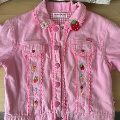 メゾピアノ　ジャケット　女の子　120
の画像