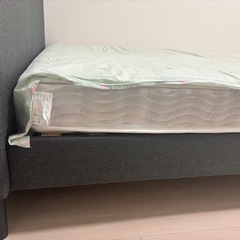 ベッド＋マットレスセット ゼミダブルの画像