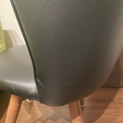 ダイニングチェア リビングチェア シンプル　背もたれ 360度回転の画像