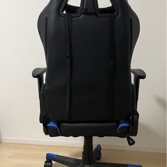 【格安】GTRACING ゲーミングチェア 青 使用感あり 2000円の画像