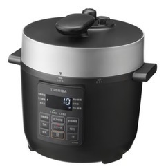 新品未使用 東芝 RCP-30R-K 電気圧力鍋 1台8役 3.0L ブラックの画像