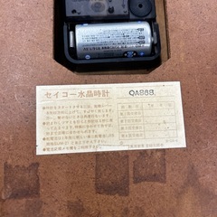 今2603-1145 SEIKO 掛け時計 水晶時計  QA868 キズ汚れ有りの画像