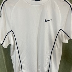 NIKE ナイキ DRI-FIT 半袖Tシャツ ラグラン ホワイトの画像