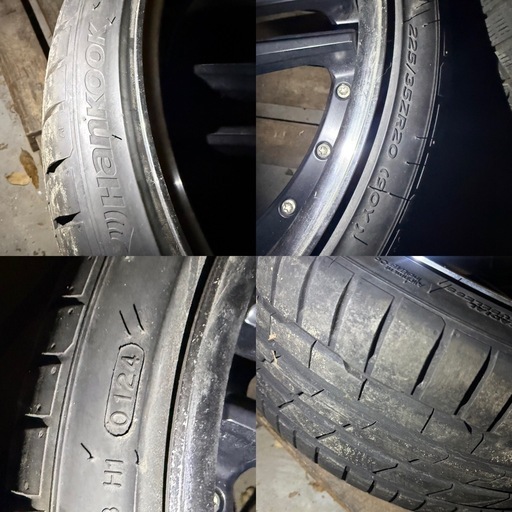 ホイール　work グノーシス GR205 20インチ　PCD120 タイヤホイール4本セット