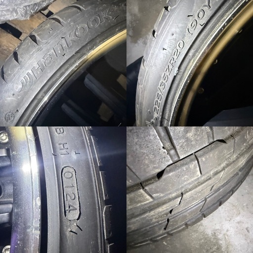 ホイール　work グノーシス GR205 20インチ　PCD120 タイヤホイール4本セット