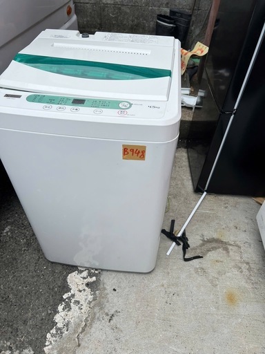 NO B948?福岡市内配送設置無料✨?YAMADASELECT 4.5kg 全自動電気洗濯機 YWMT45G1 
